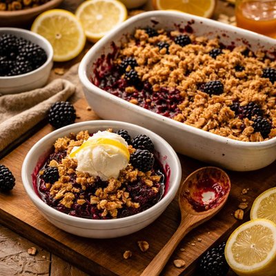 Image of Lemon Blackberry Crisp