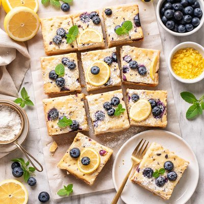 Image of Lemon Blueberry Bars