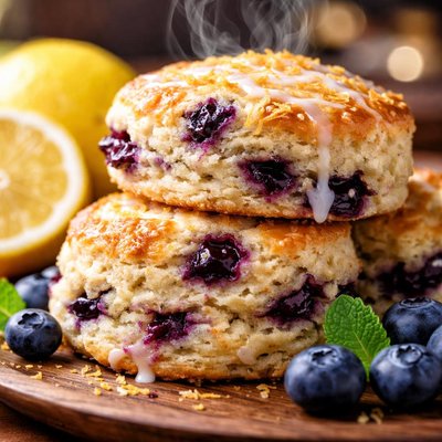 Image of Lemon Blueberry Biscuits