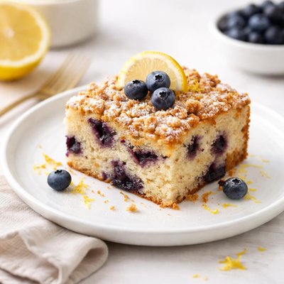 Image of Lemon Blueberry Coffee Cake W M