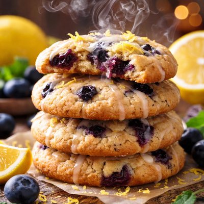 Image of Lemon Blueberry Cookies