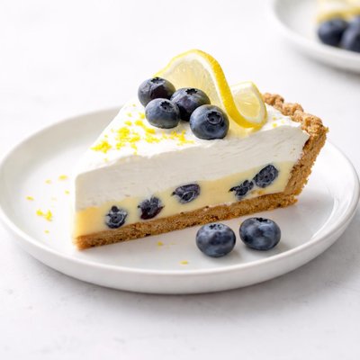 Image of Lemon Blueberry Cream Pie