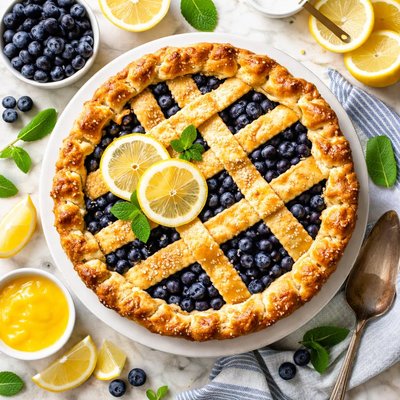 Image of Lemon Blueberry Pie