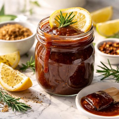 Image of Lemon Brown Sugar Barbecue Sauce