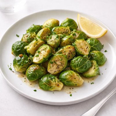 Image of Lemon Butter Brussels Sprouts