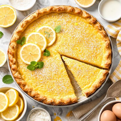 Image of Lemon Buttermilk Chess Pie