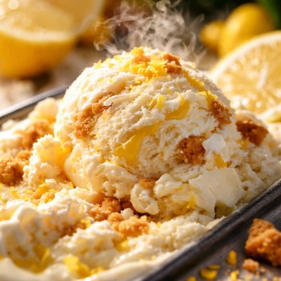 Image of Lemon Cheesecake Ice Cream Regular or Diet for Electric Ice Cr
