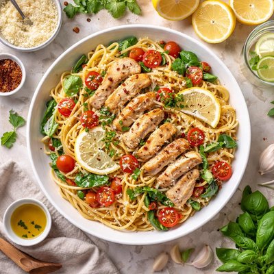 Image of Lemon Chicken Pasta Toss