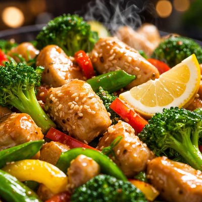 Image of Lemon Chicken Vegetable Stir Fry