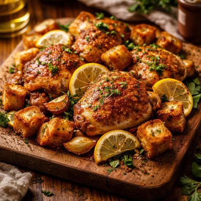 Image of Lemon Chicken with Croutons