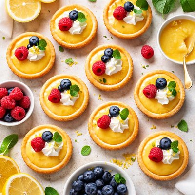 Image of Lemon Curd Tartlets