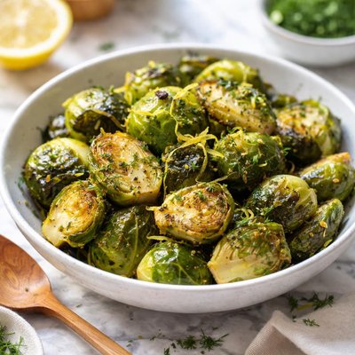 Image of Lemon Dilled Brussels Sprouts