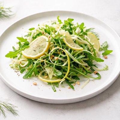 Image of Lemon Fennel and Rocket Arugula Salad