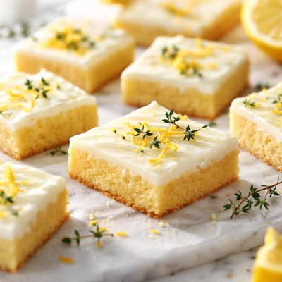 Image of Lemon Frosted Bars