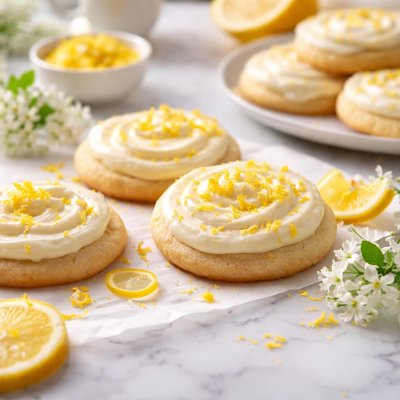 Image of Lemon Frosted Sugar Cookies