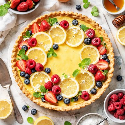 Image of Lemon Fruit Tart