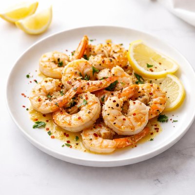 Image of Lemon Garlic Baked Shrimp
