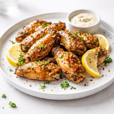 Image of Lemon Garlic Chicken Wings