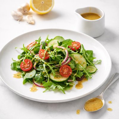 Image of Lemon Garlic Dijon Vinaigrette Low Fat