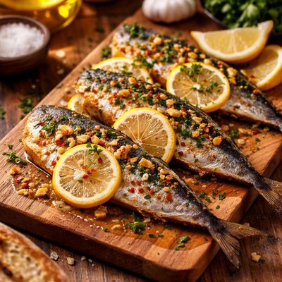Image of Lemon Garlic Mackerel