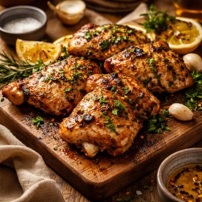 Image of Lemon Garlic Marinated Chicken
