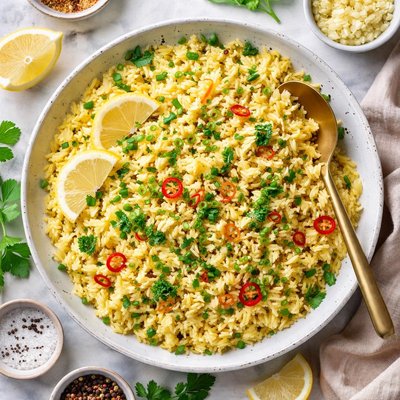 Image of Lemon Garlic Rice