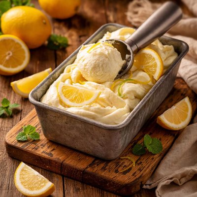 Image of Lemon Gelato for Ice Cream Machine