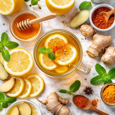 Image of Lemon Ginger Cayenne Tea