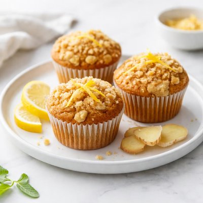 Image of Lemon Ginger Muffins