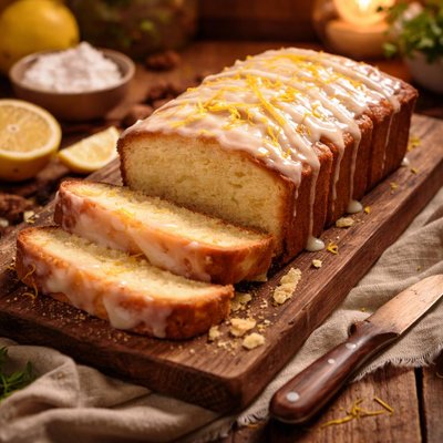 Image of Lemon Glazed Pound Cake
