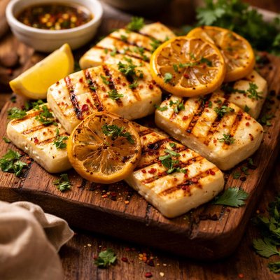 Image of Lemon Grilled Halloumi