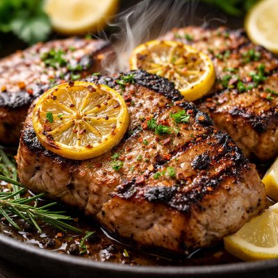 Image of Lemon Grilled Pork Chops