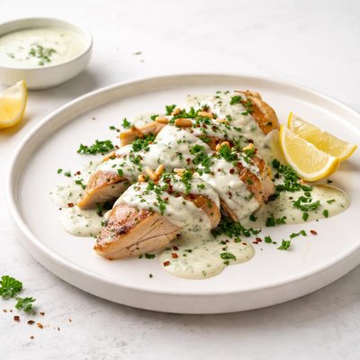 Image of Whole30 Lemon Herb Tahini