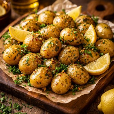 Image of Lemon Herby Baby Potatoes