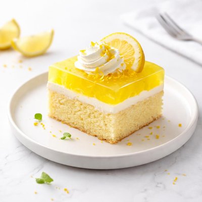 Image of Lemon Jello Cake