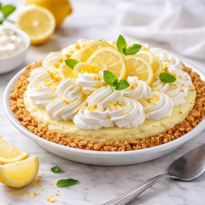 Image of Lemon Jello Fluff Pie