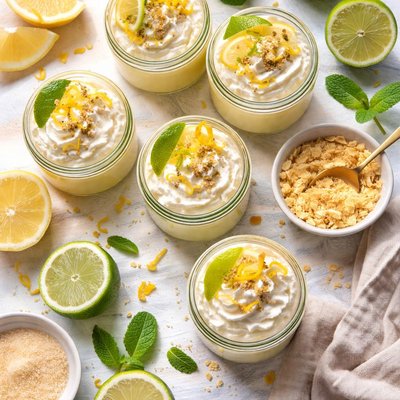 Image of Lemon Lime Pots De Creme
