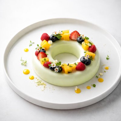 Image of Lemon Lime Ring with Berries and Mango