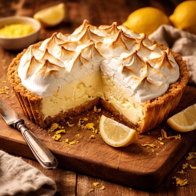 Image of Lemon Meringue Ice Cream Pie