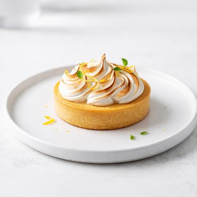 Image of Lemon Meringue Tart Made with Condensed Milk