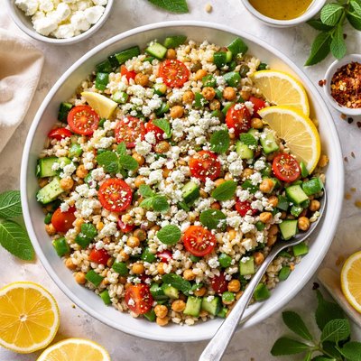 Image of Lemon Mint Barley Salad