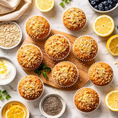 Image of Vegan Lemon Muffins