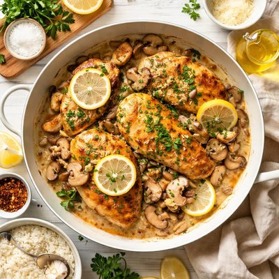 Image of Lemon Mushroom Chicken