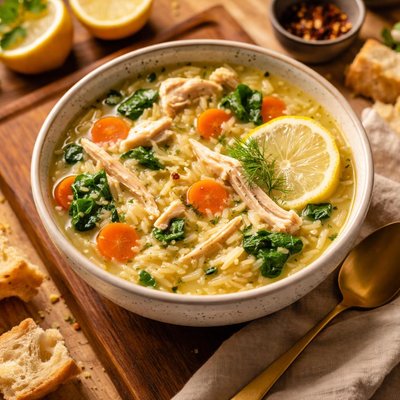 Image of Lemon Orzo Soup