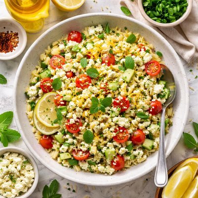 Image of Lemon Orzo with Mint
