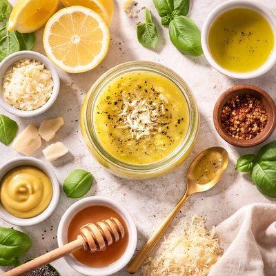 Image of Lemon Parmesan Vinaigrette