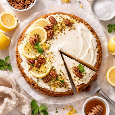 Image of Lemon Pecan Cake