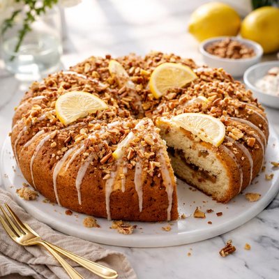 Image of Lemon Pecan Sunburst Coffee Cake