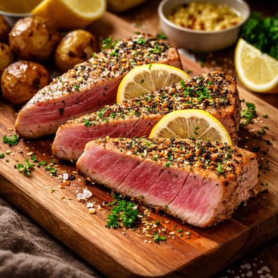 Image of Lemon Pepper Ahi Tuna
