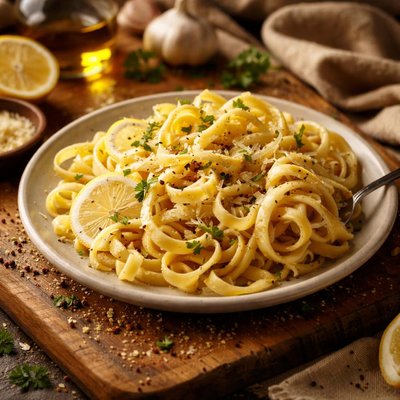 Image of Lemon Pepper Fettuccine